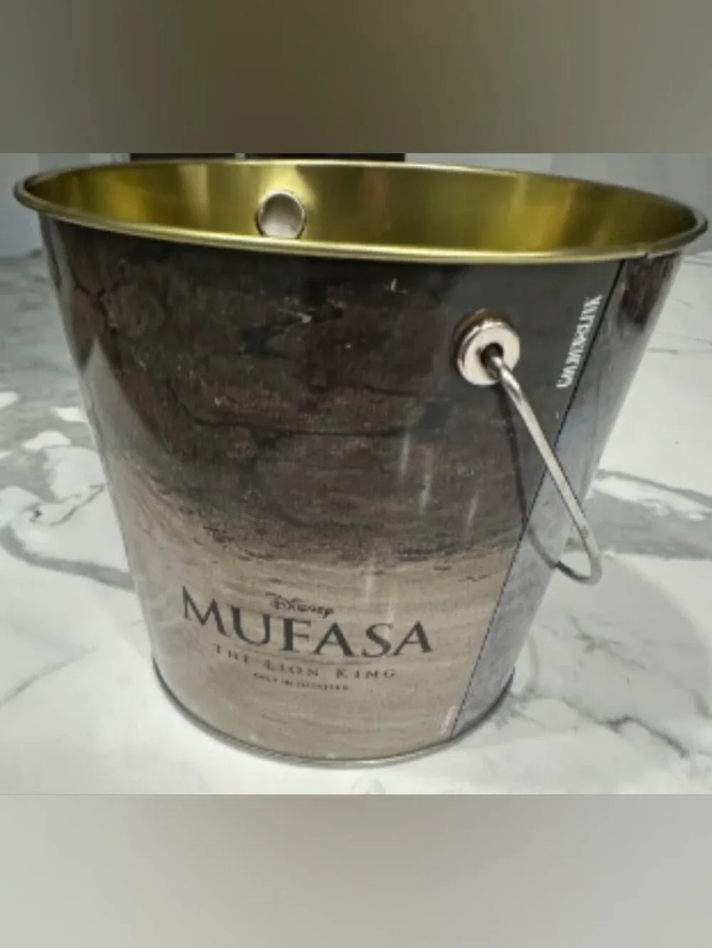 Disney Mufasa The Lion King Tin Popcorn Bucket